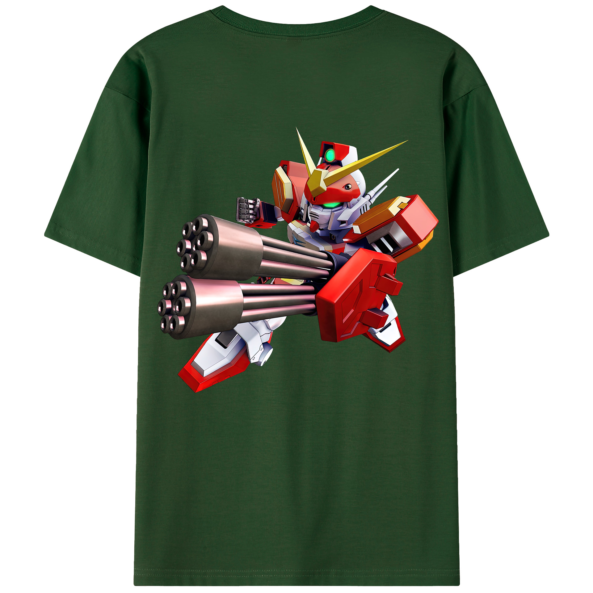 （画像用） 機動戦士ガンダム Mobile Suit Gundam 綿100％半袖Tシャツ（背面プリント）